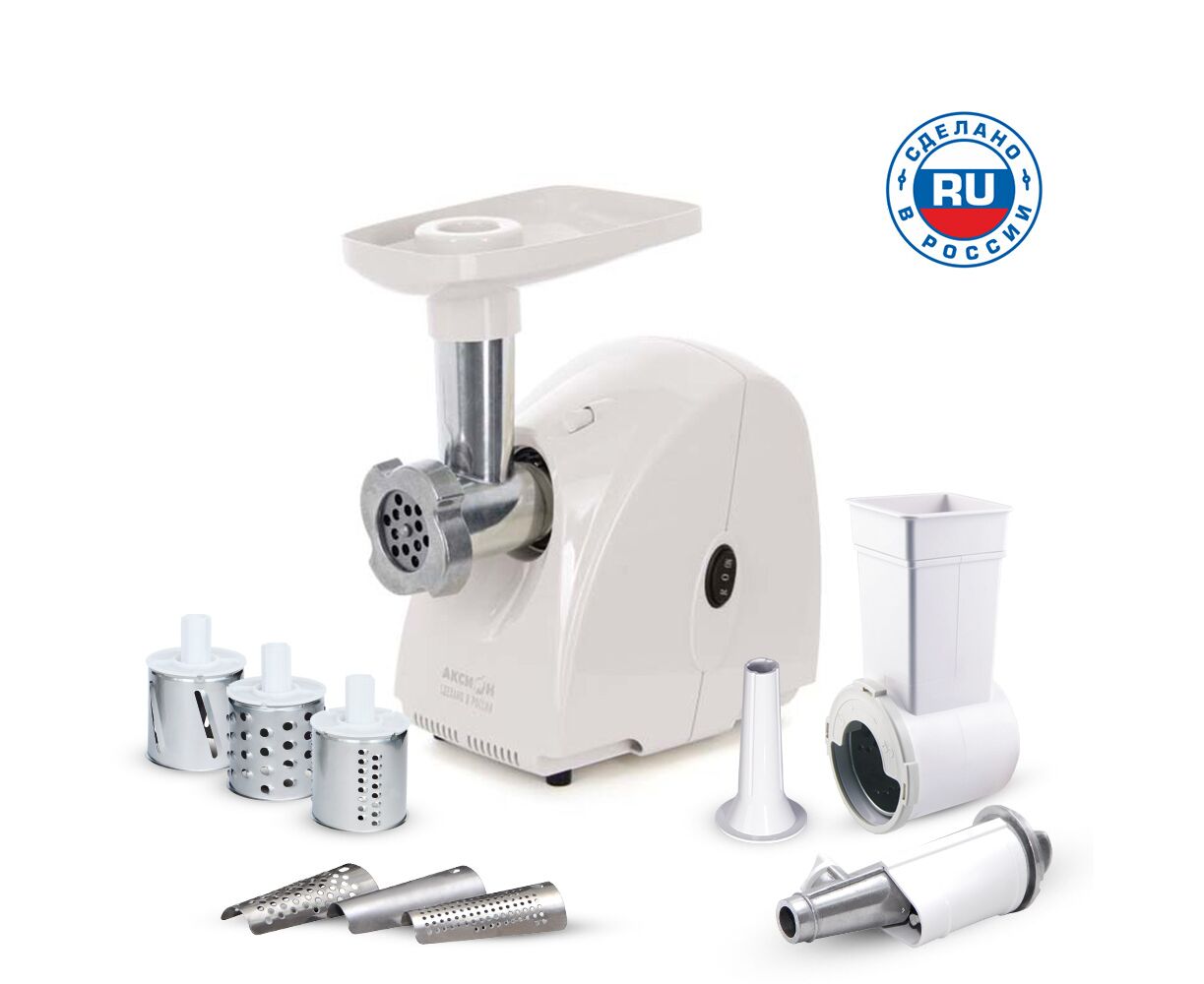 Мясорубка Аксион М 31.02 белый