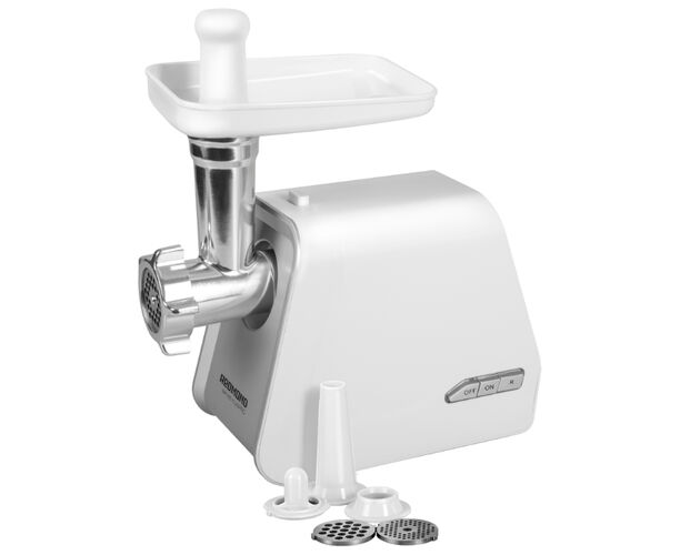 Мясорубка Redmond RMG-1216-8 белый/серебристый