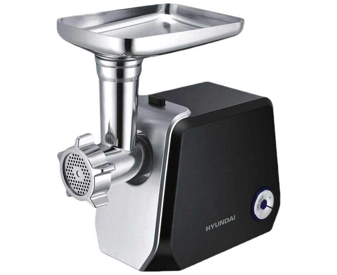 Мясорубка Hyundai HY-MG4422 черный/серебристый