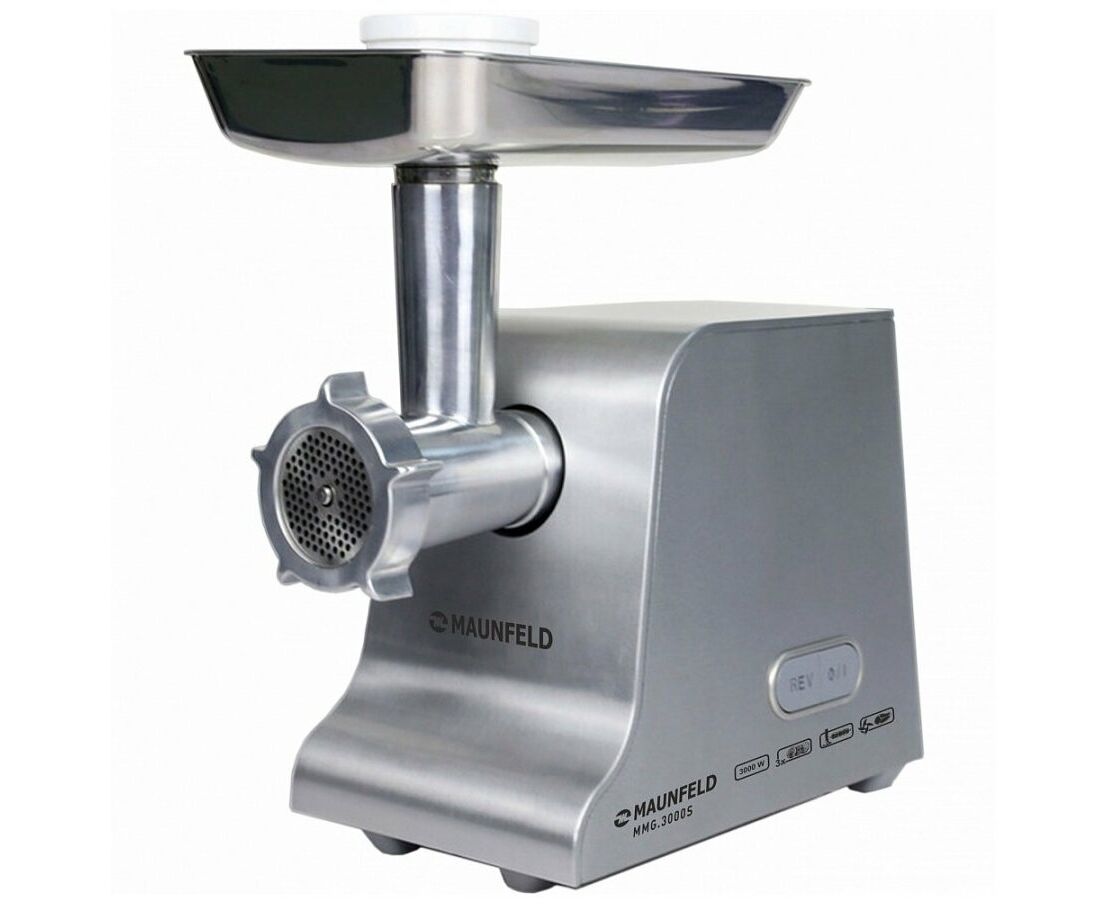 Мясорубка MAUNFELD MMG.3000 S, металлик
