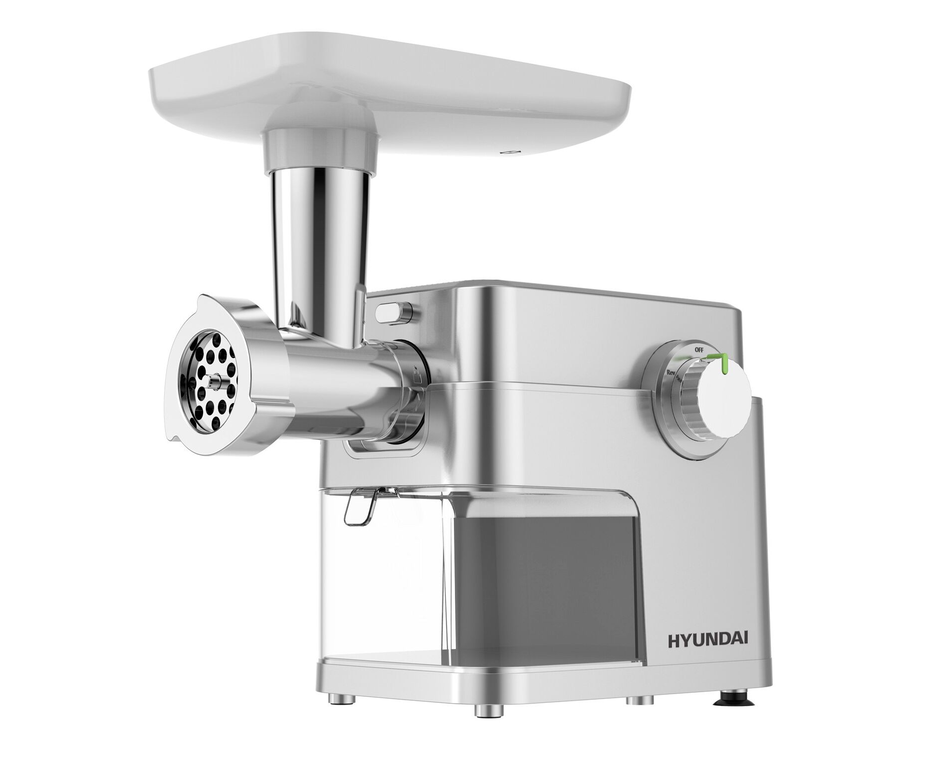 Мясорубка Hyundai HY-MG5591 серебристый