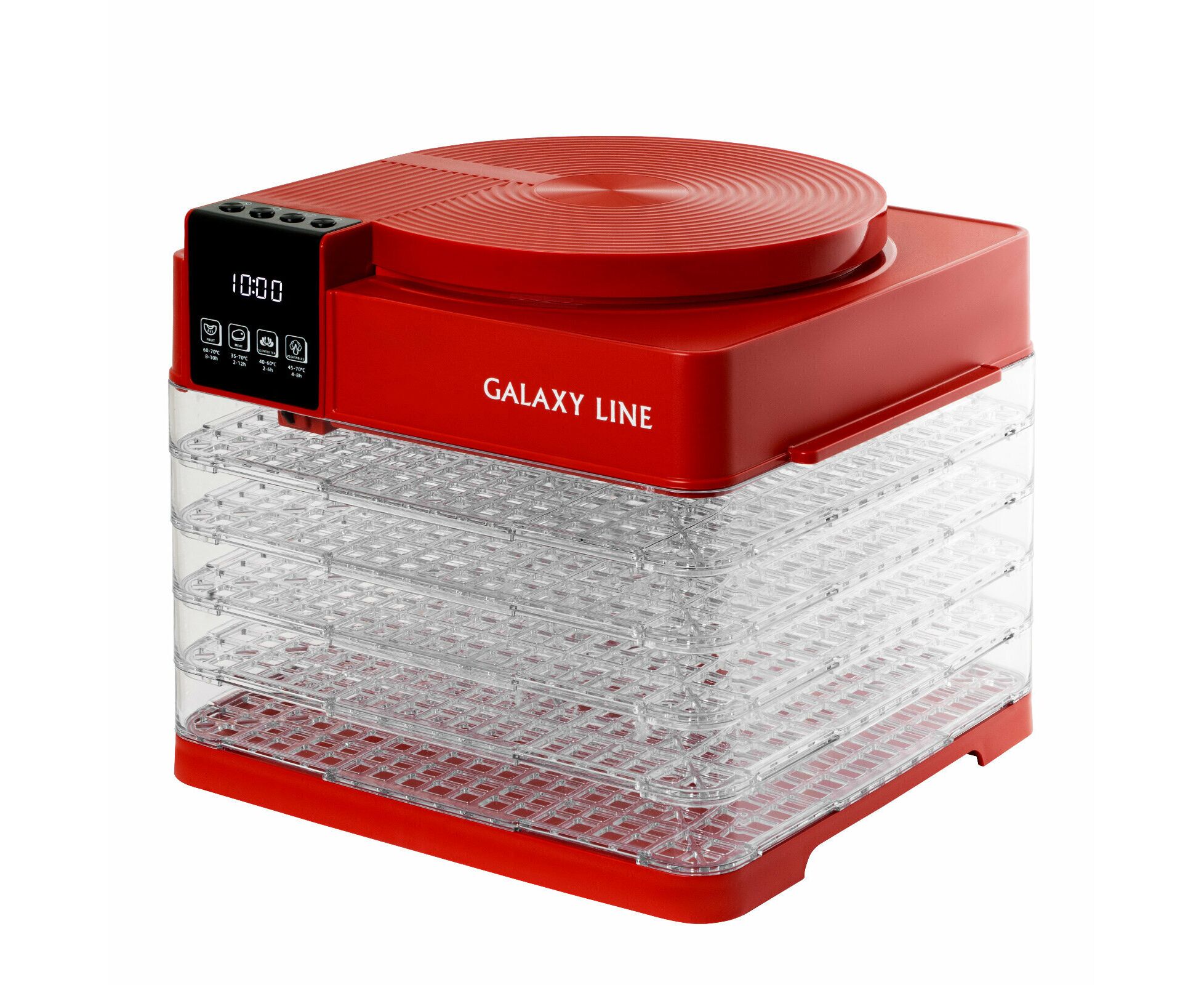 Сушилка для овощей и фруктов GALAXY LINE GL 2630 красный