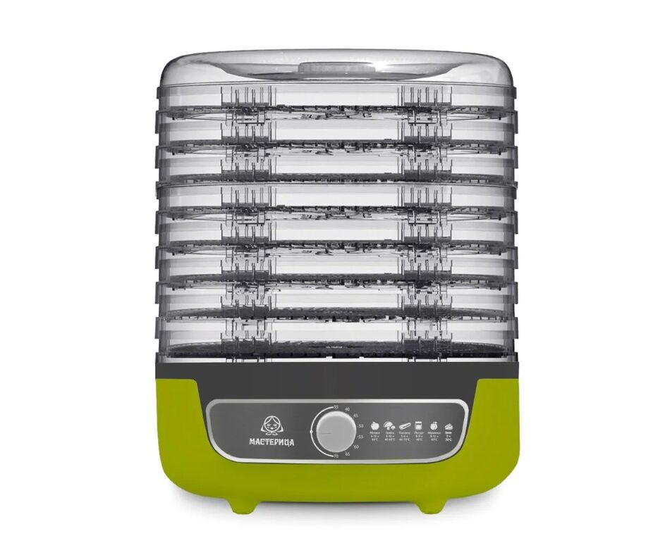 Сушилка для овощей Мастерица EFD-1001 VM оливковый с серым