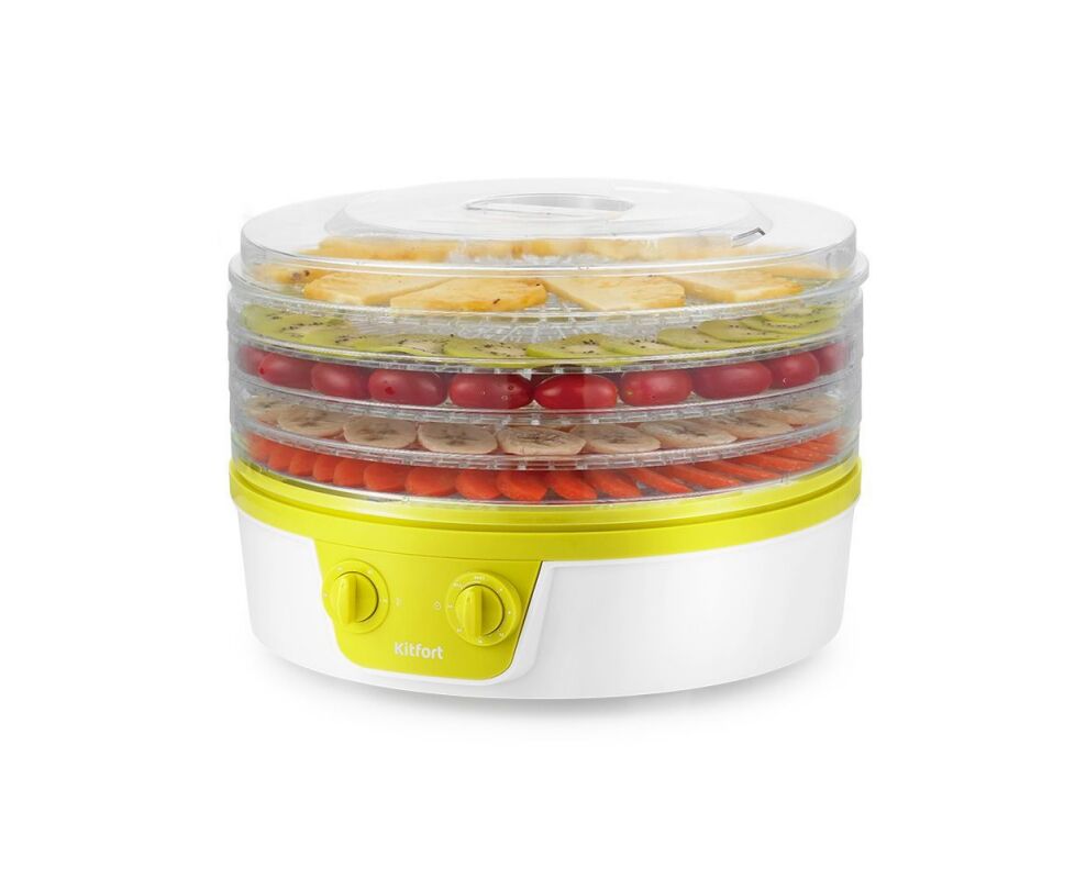 Сушка для фруктов и овощей Kitfort КТ-1935-2 5под белый