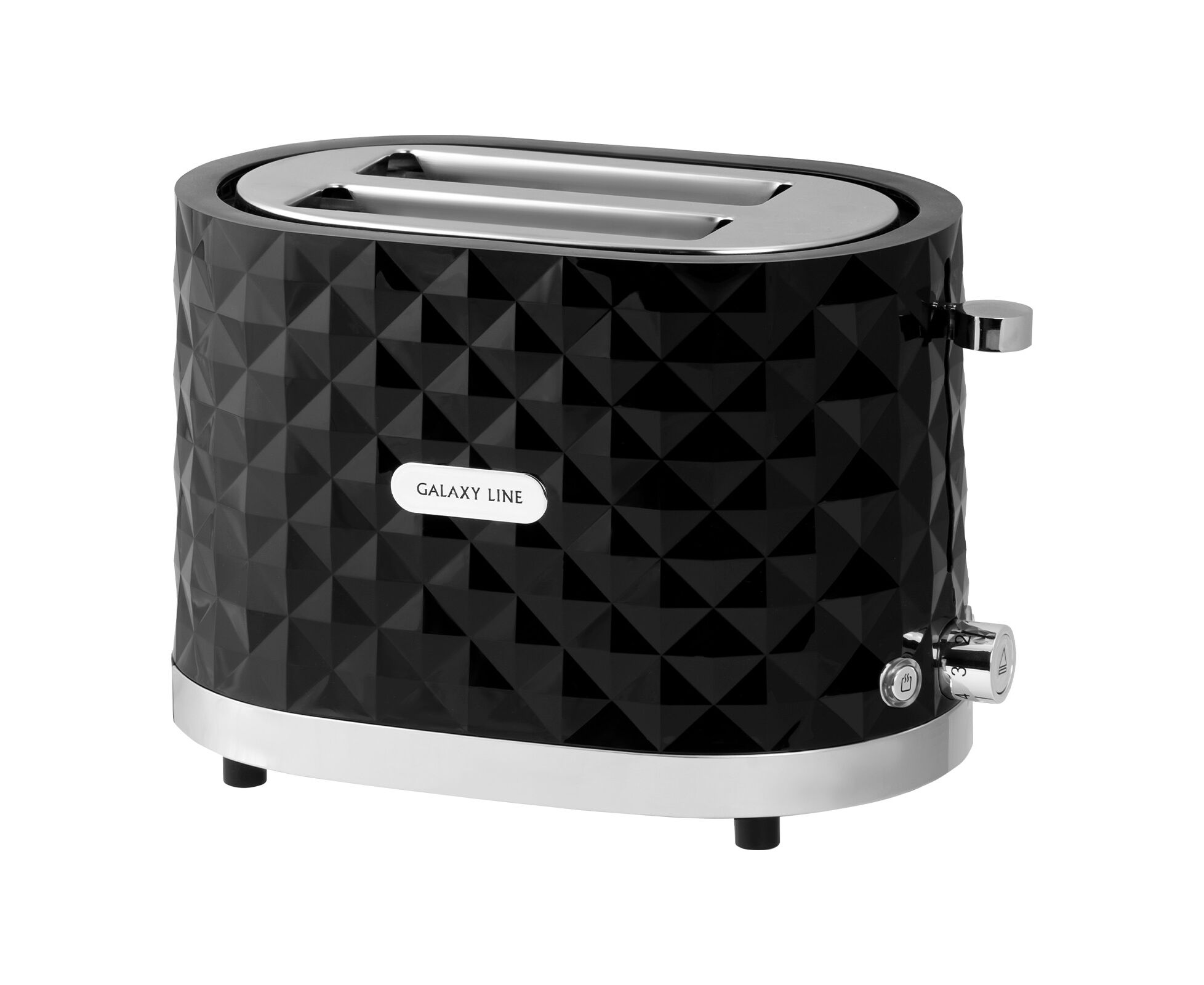 Тостер Galaxy LINE GL 2912 черный 1200 Вт