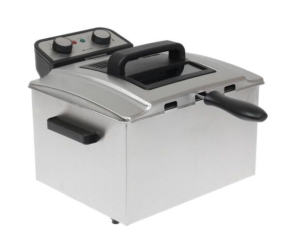 Фритюрница Kitfort КТ-2025 черный/серебристый