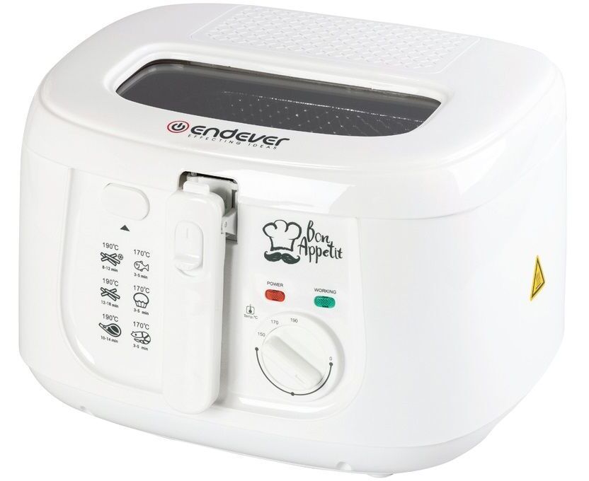 Фритюрница Endever Skyline FR-111, белый