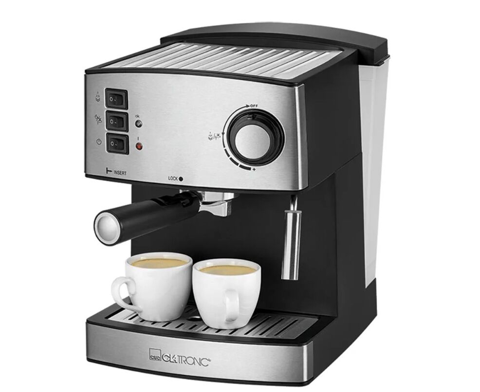 Кофемашина Clatronic ES 3643 schwarz-inox