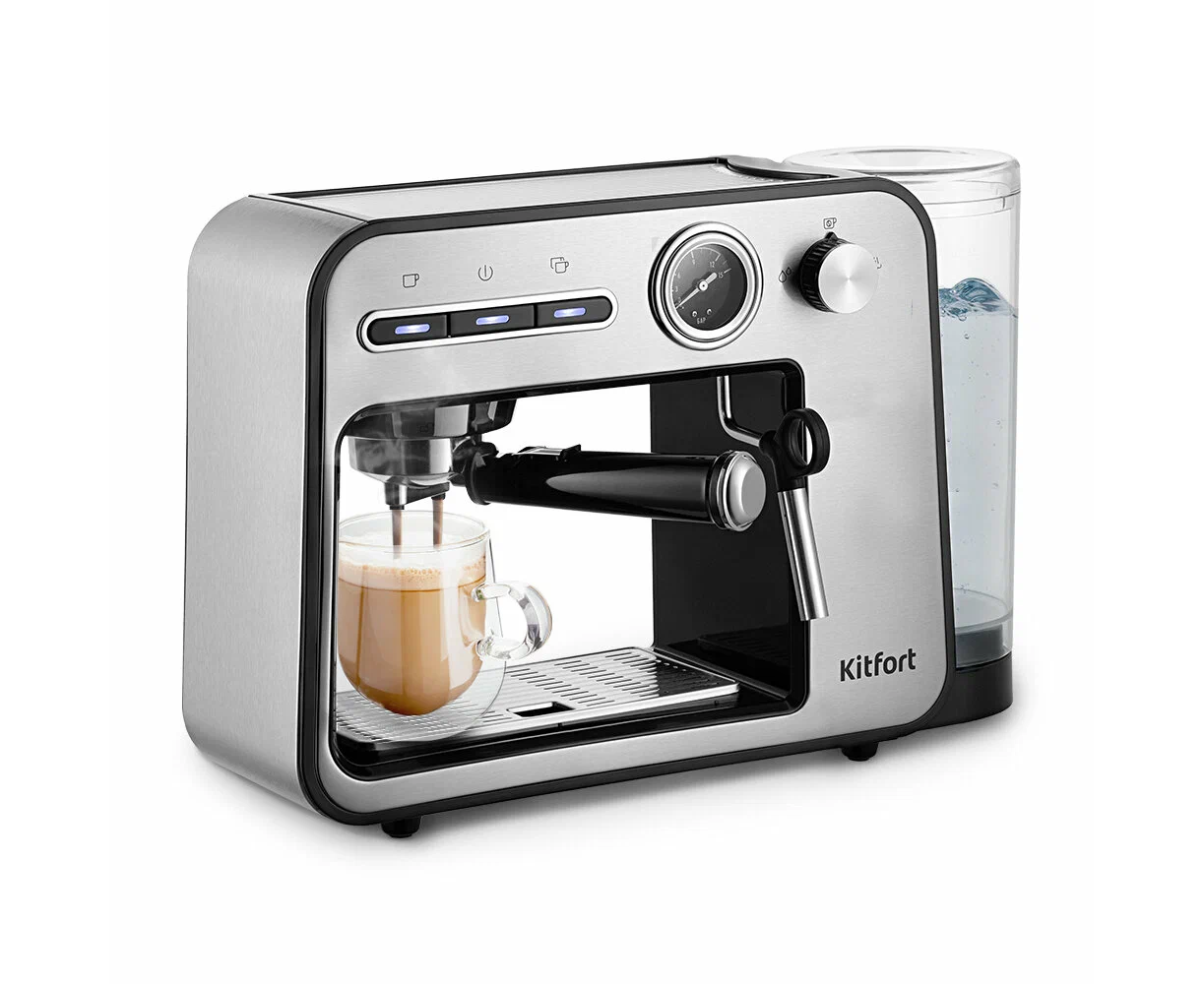 Кофеварка Kit Fort КТ-7515 серебристый