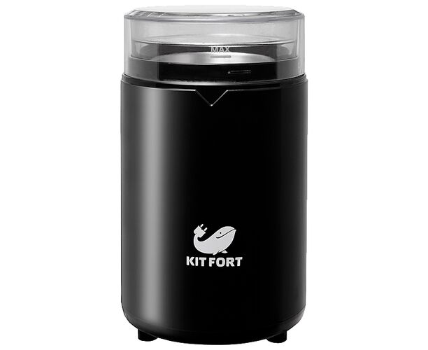 Кофемолка Kitfort КТ-1314 чёрный, 150 Вт.Вместимость: 60 г зерён.