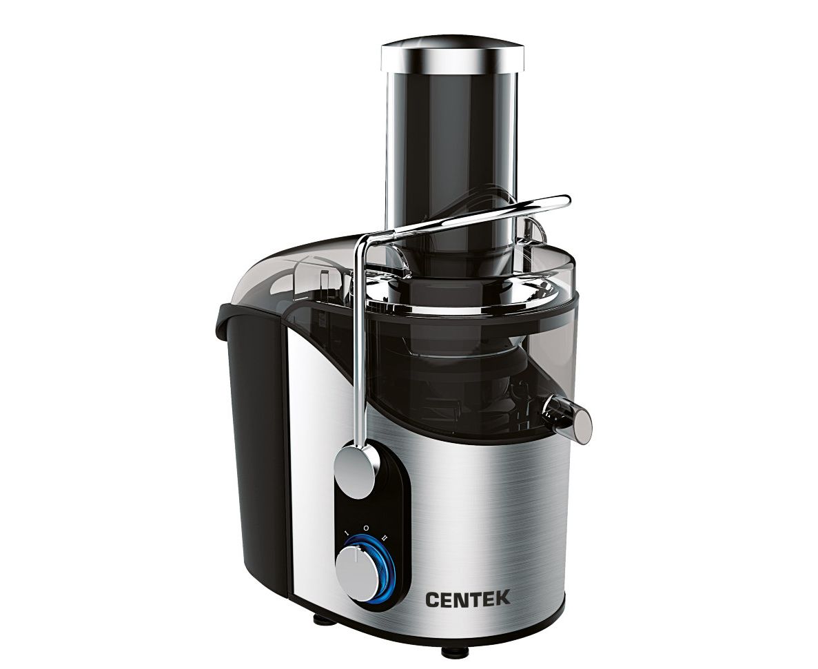 Соковыжималка Centek CT-1212 (черный, сталь)