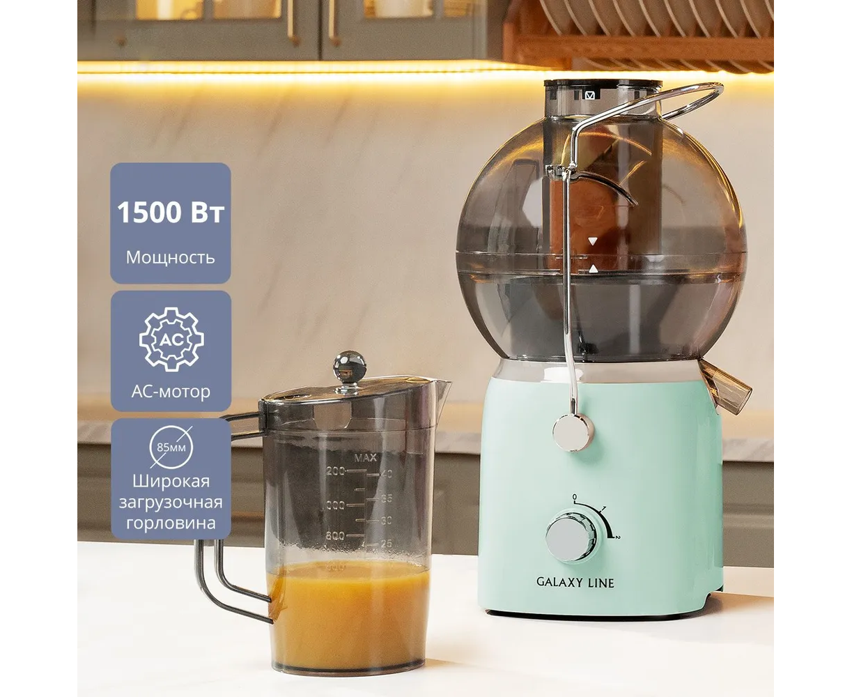 Соковыжималка Galaxy GL 0811 свежая мята