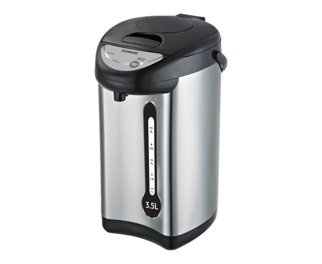 Термопот Starwind STP2830 3.5л. серебристый/черный