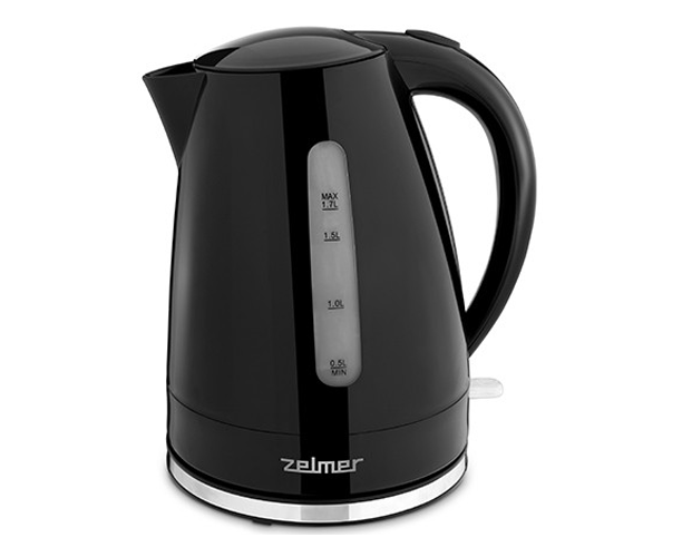 Чайник ZELMER ZCK7617 B черный 1.7л, 2200 Вт, индикация включения