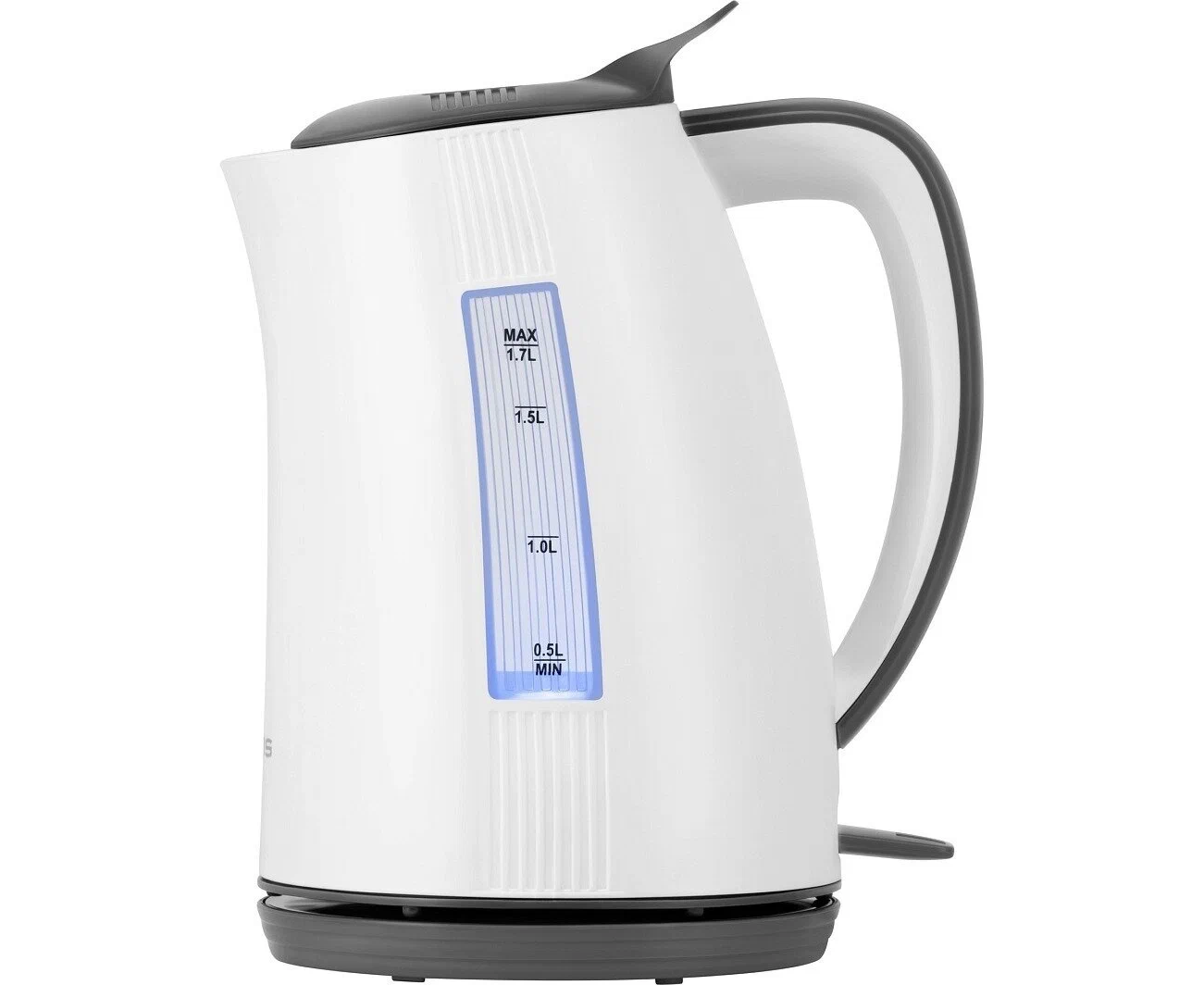 Электрочайник POLARIS PWK1708 C Water Way Pro, Белый/Серый