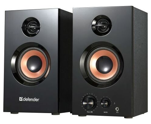 Акустическая система 2.0 Defender Aurora S20 Дер.корпус, 2*10 W, bass treble (65419)