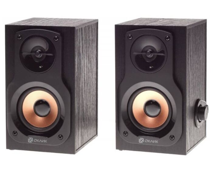 Колонки Oklick OK-162 2.0 черный 8 Вт