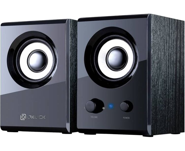 Колонки Oklick OK-160 2.0 черный 6 Вт