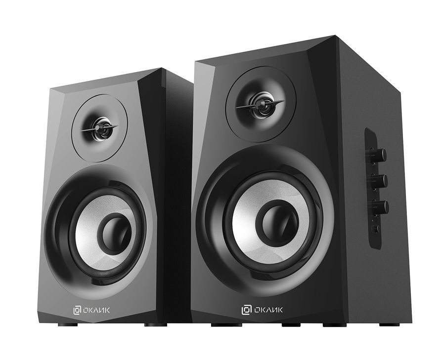 Колонки Oklick OK-166 BT 2.0 черный 40 Вт
