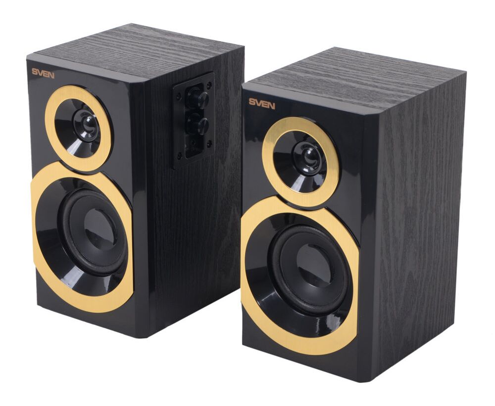 Акустическая система 2.0 SVEN SPS-619 Gold Выходная мощность (RMS) 2 x 10 Вт Частотный диапазон 70-22 000 Гц