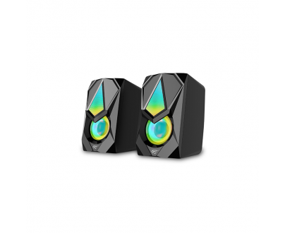 Игровая акустика c RGB подсветкой HAVIT GAMENOTE HV-SK563 Gaming 2.0 USB 6 Вт.