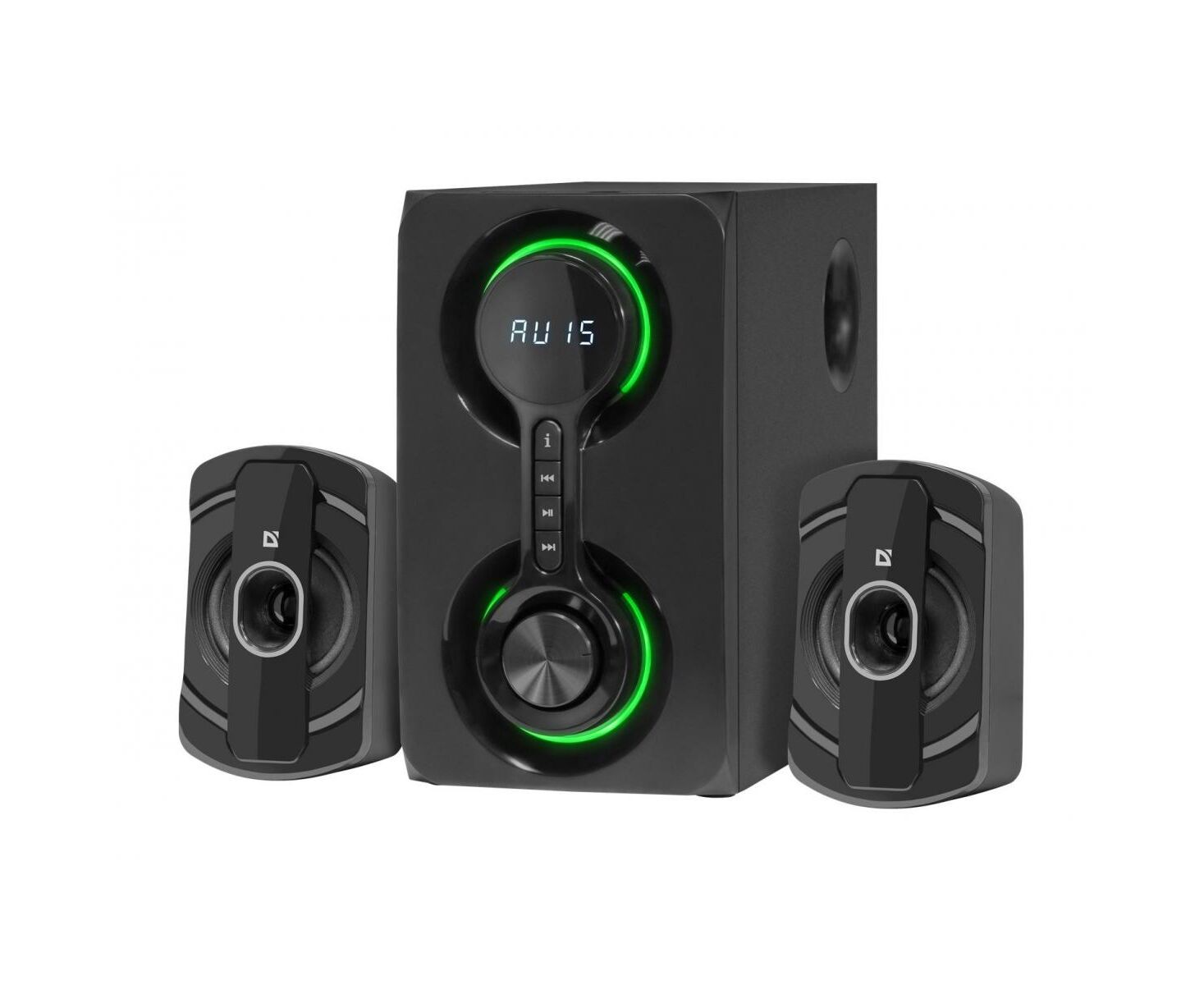 Акустическая система 2.1 DEFENDER Eclipse 40 Вт, BT/FM/MP3/SD/USB/AUX/RC (65593)