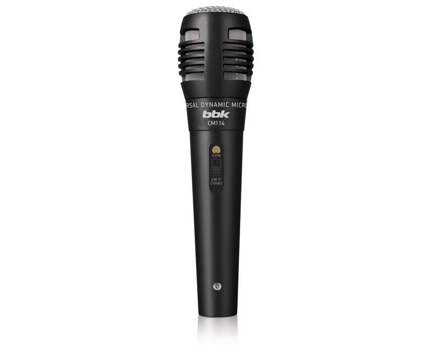 Микрофон проводной BBK CM114 2.5м чёрный