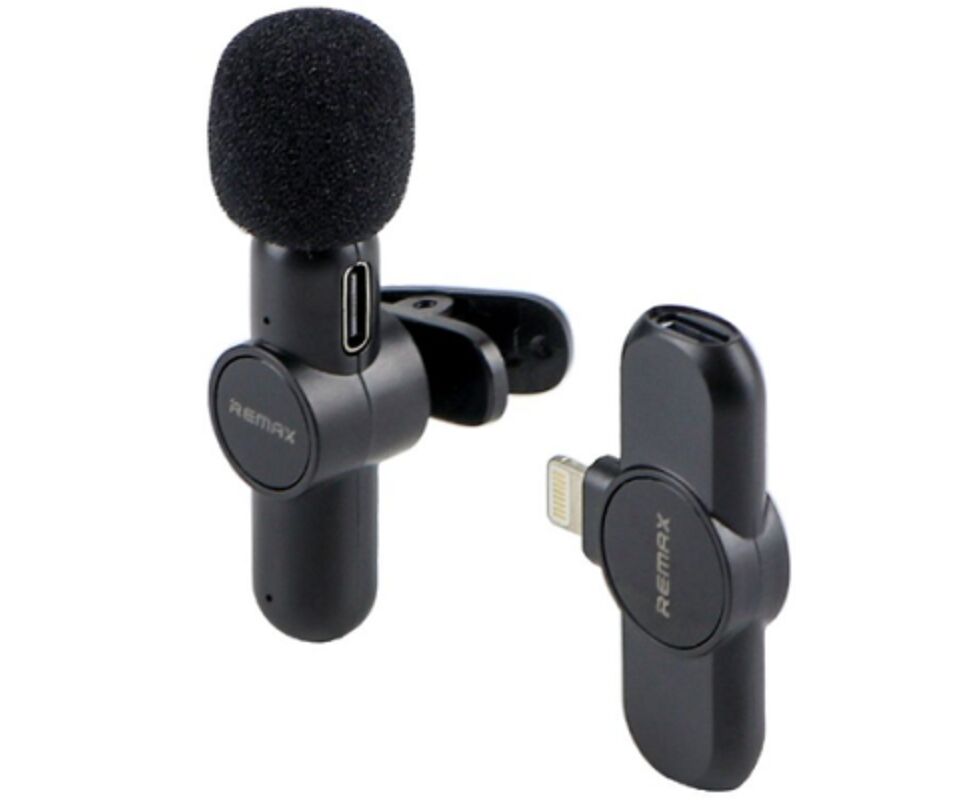 Микрофон петличный Remax K09 Lightning (Black)
