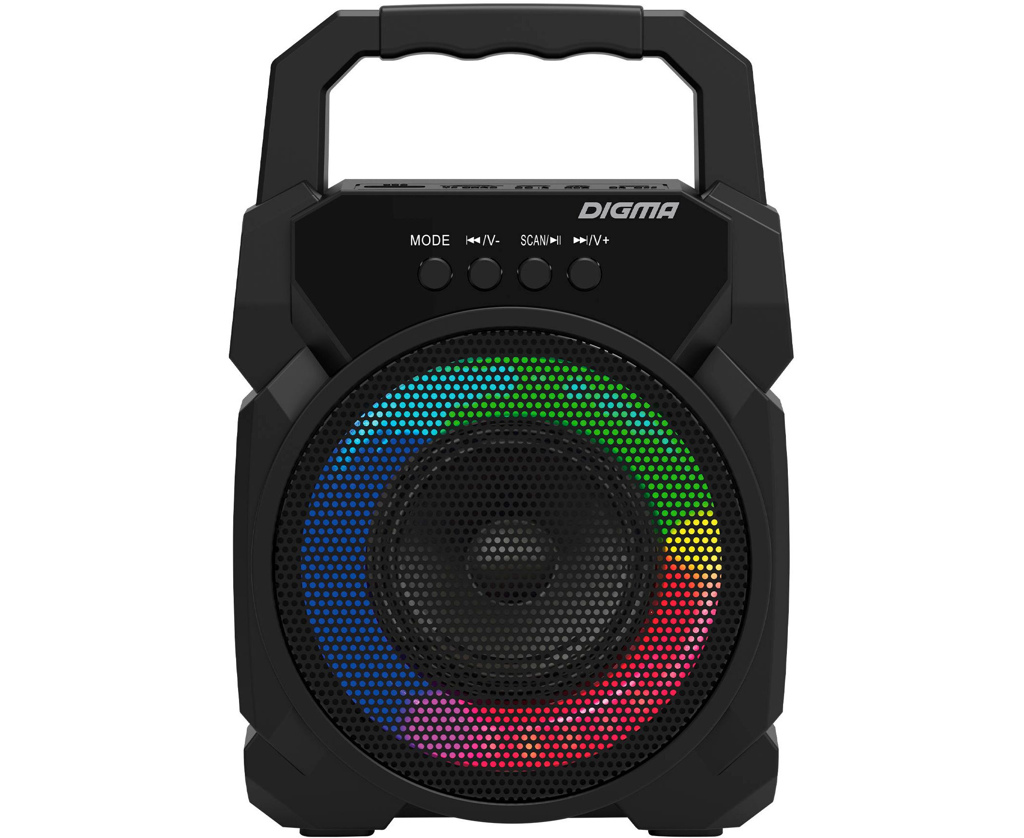 Колонка портативная Digma D-PS1500 черный (SP1500 B)