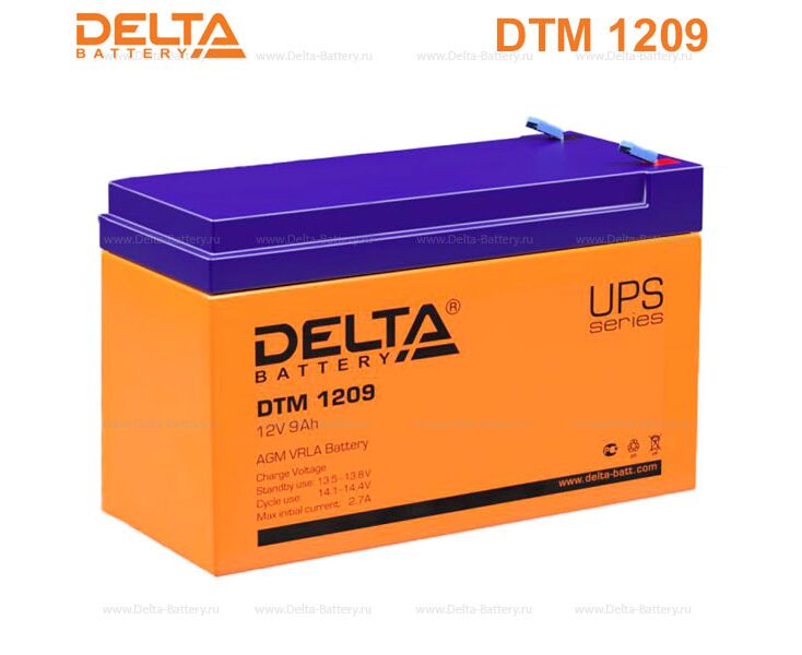 Батарея для ИБП Delta DTM 1209 12 В 9 Ач