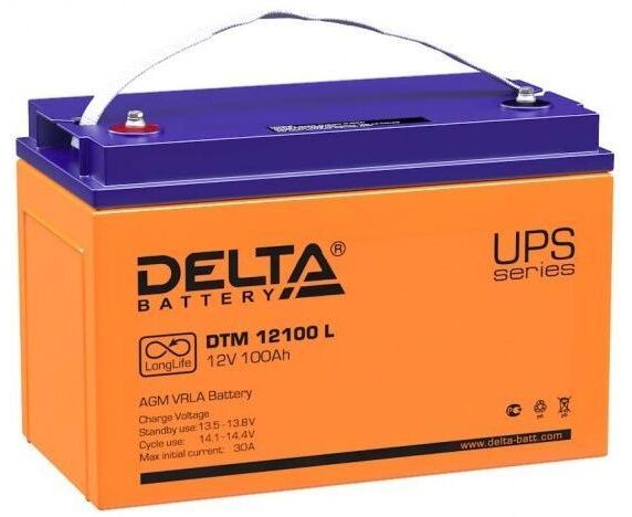 Батарея для ИБП Delta DTM 12100 L 12 В 100 Ач