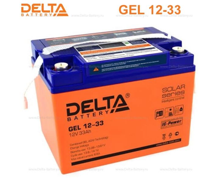Батарея для ИБП Delta GEL 12-33