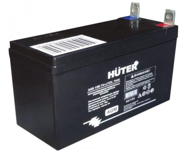 АКБ Huter 12 В 7 Ач