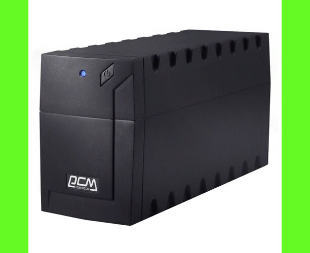ИБП Powercom RPT-600 AP, интерактивный, 600 ВА / 360 Вт, количество выходных разъемов: 3 (3 с питанием от батареи), USB, защита телефонной линии