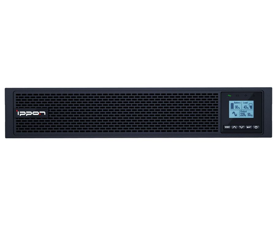ИБП Ippon Innova RT II 1000 (1398359) 900 Вт 1000 ВА черный