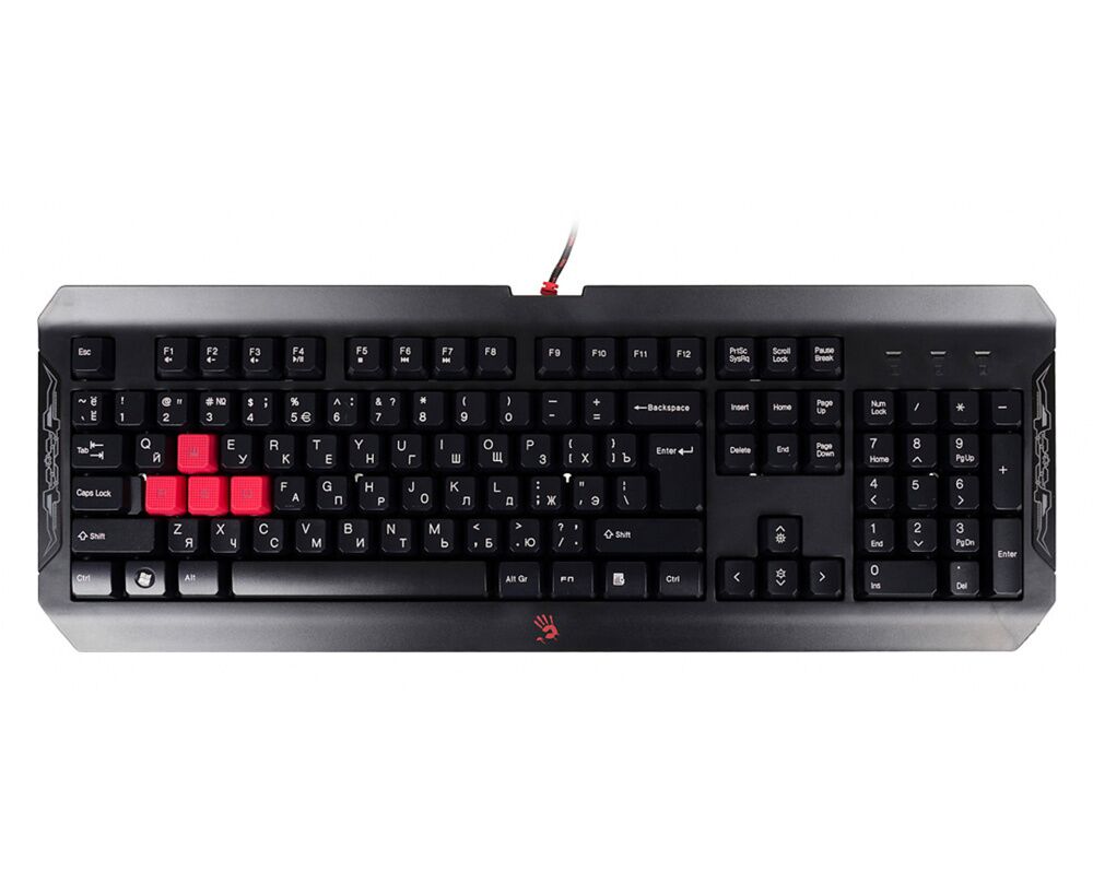 Клавиатура A4 Tech Bloody Q100 черный USB Multimedia for gamer