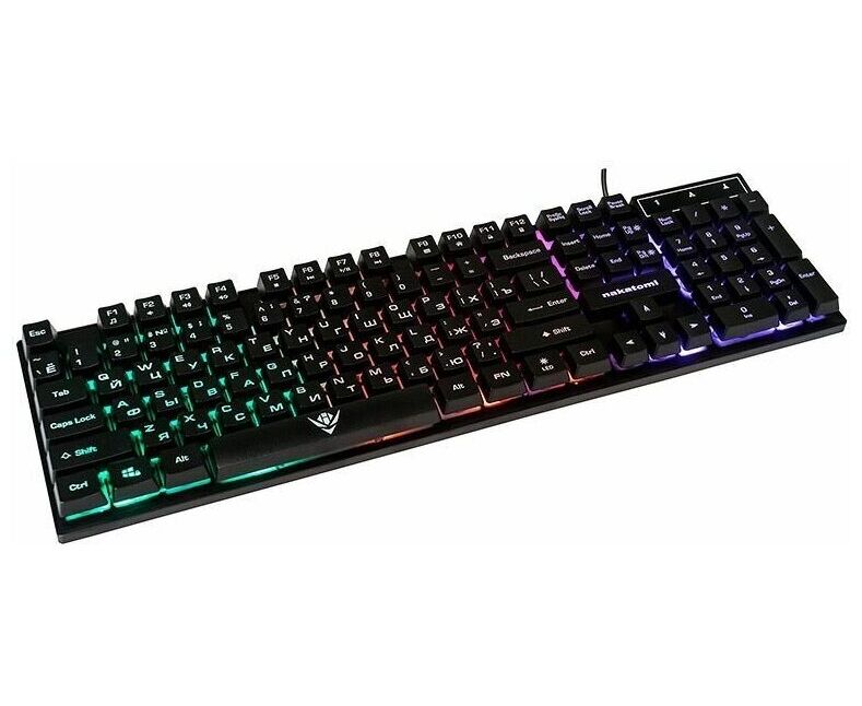 Клавиатура NAKATOMI KG-23 U черный