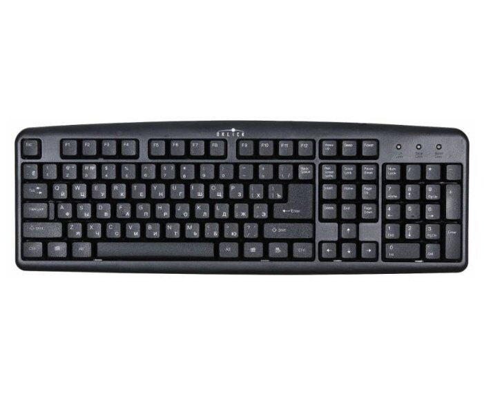 Клавиатура Oklick 100 M черный USB