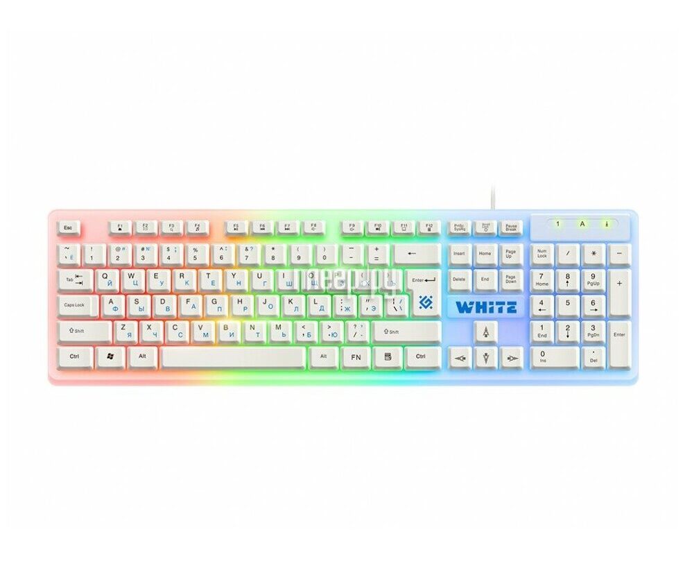 Клавиатура DEFENDER GK-172, 45172 Белый