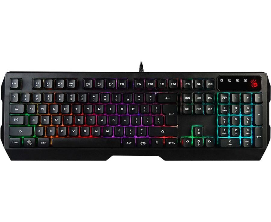 Клавиатура A4 Tech Bloody B135 N черный USB Multimedia for gamer LED