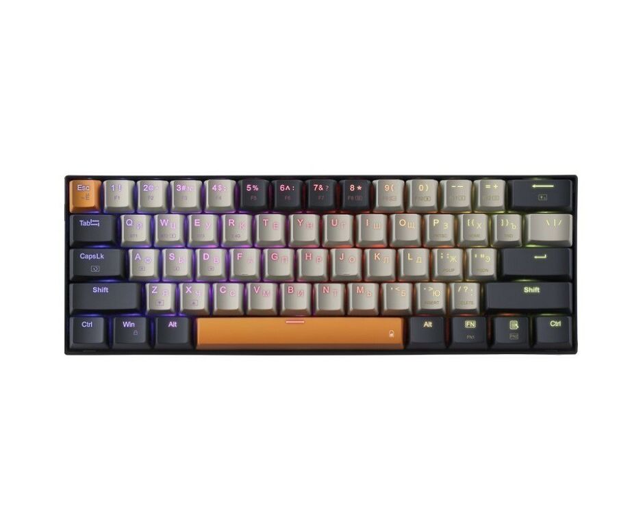 Клавиатура REDRAGON Caraxes Pro Wireless RU RGB 71554