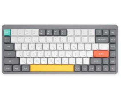 Клавиатура Nuphy AIR75v2-LG-21 Lunar Gray, RGB, Hot Swap, Aloe Switch