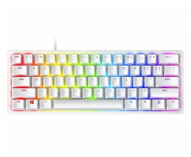 Игровая клавиатура Razer Huntsman Mini - Mercury Ed (RZ03-03392200-R3 R1) Red Switch Russian Layout