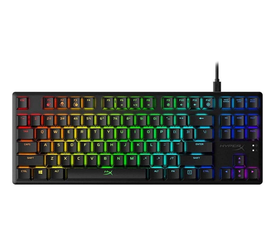 Клавиатура Hyper X Alloy Origins Core RGB черный (4 P5 P3 AA#ABA)