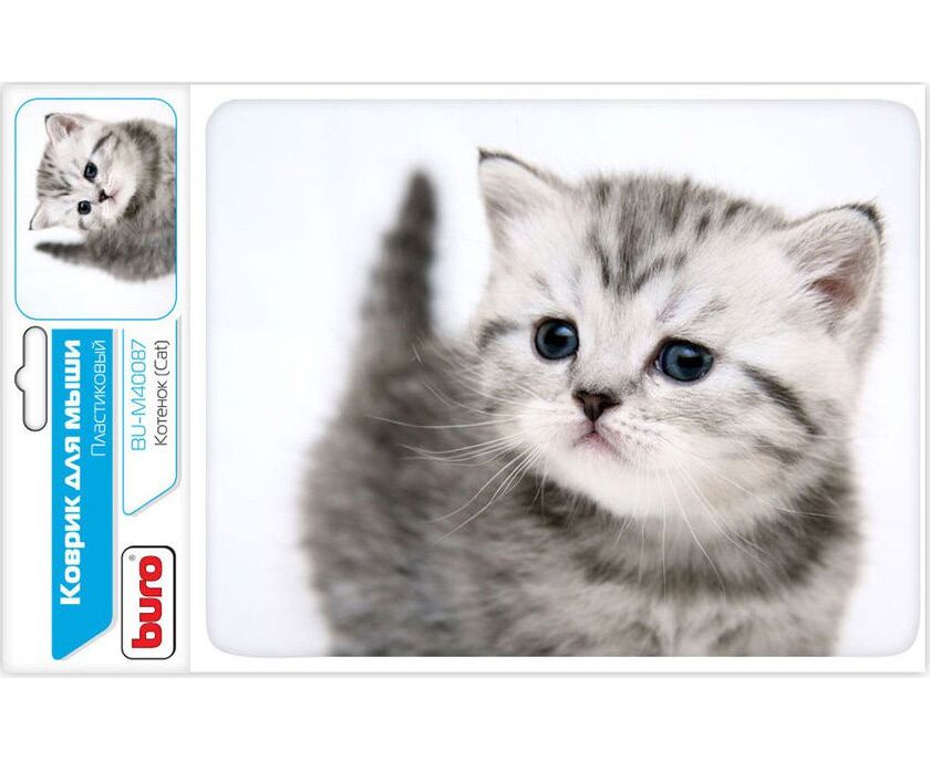 Коврик Buro BU-M40087, рисунок: котёнок