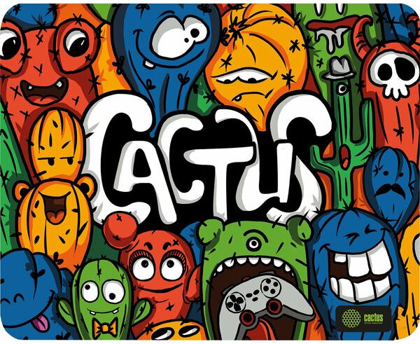Коврик для мыши Cactus CS-MP-PRO07 XL Colorful Cacti 400x300x3мм