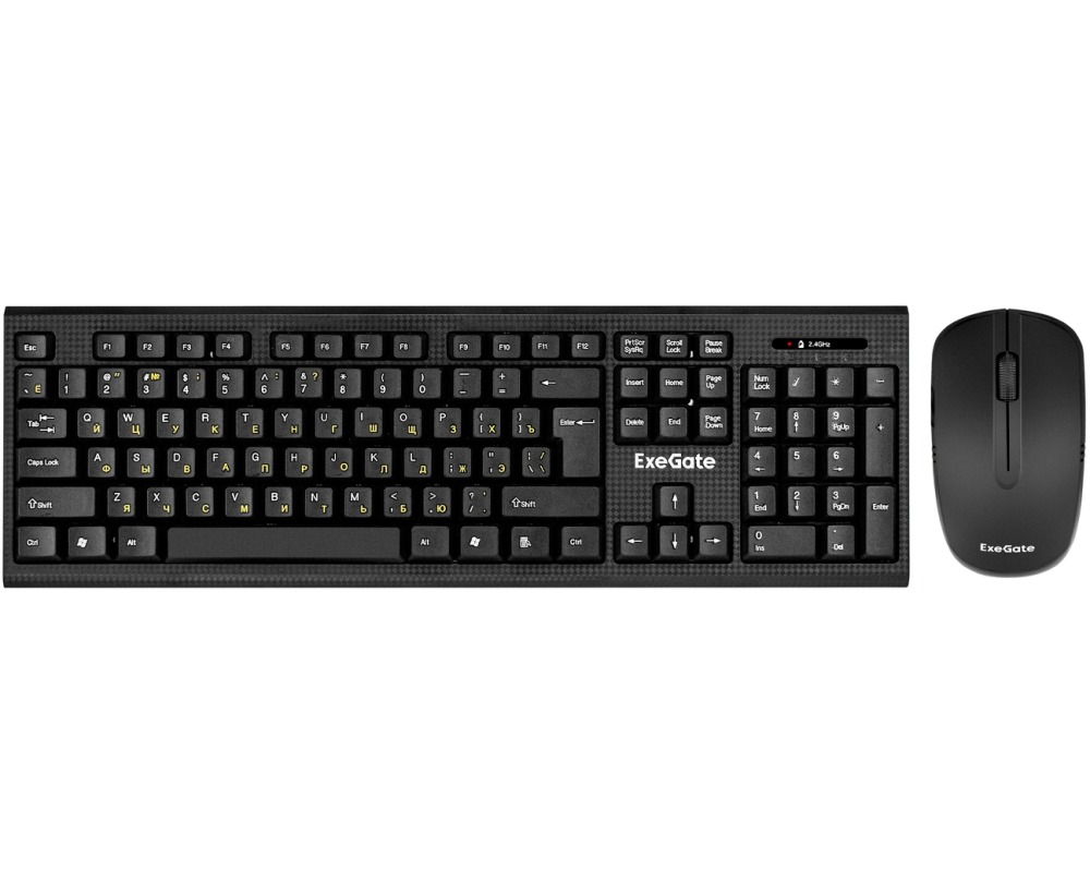 Комплект беспроводной Exegate MK280 Professional Standard Combo EX296104 RUS
