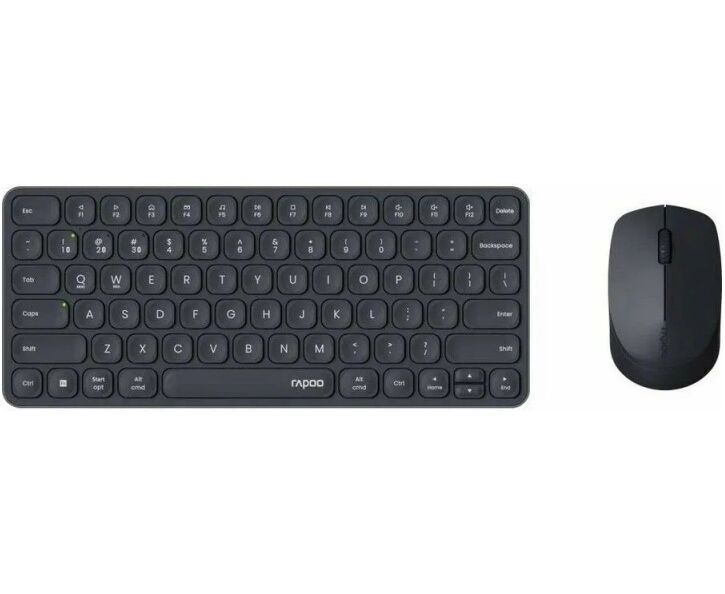 Комплект клавиатура и мышь RAPOO 9010 M Multi-mode Wireless Keyboard & Mouse Dark Grey