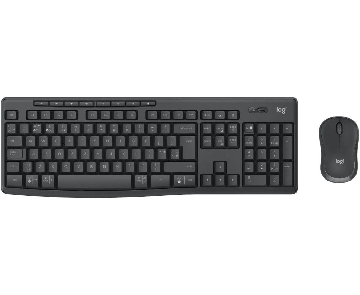 Комплект клавиатура + мышь Logitech MK370 Combo for Business (920-012077) клав черный мышь черный/черный USB беспроводная