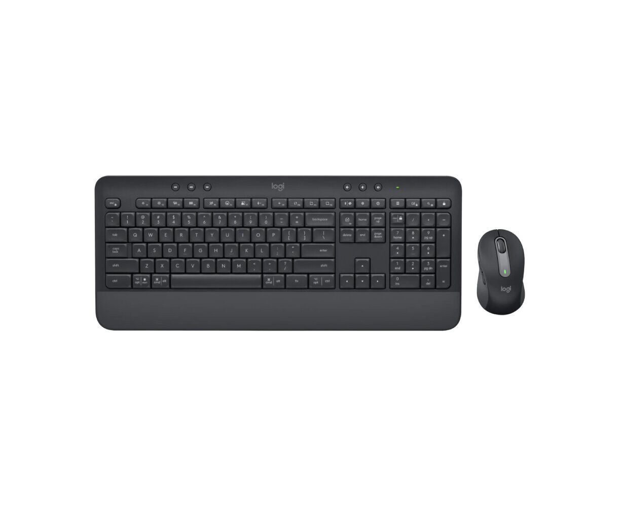 Клавиатура + мышь Logitech MK650 Combo For Business клав:графитовый мышь:черный/серый (920-011013) USB беспроводная Bluetooth/Радио